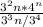 \frac{3^2n * 4^n}{3^3n / 3^4}