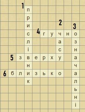 Кросворд на тему прислівник будь-ласка скоріше