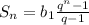 S_n=b_1\frac{q^{n}-1}{q-1}