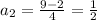 a_2 = \frac{9-2}{4} = \frac{1}{2}