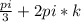 \frac{pi}{3}+2pi*k