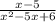 \frac{x-5}{ x^{2} -5x+6}