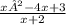 \frac{x²-4x+3}{x+2}