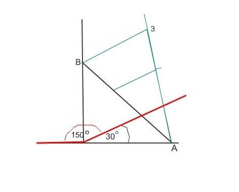 Построить с циркуля и линейки угл 150°