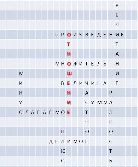 Составить кроссворд со словом отношения по