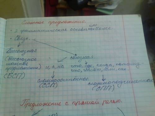 Можете объяснить ссп, спп и бсп? просто я пропустил эту тему. и мы там выделяем главное предложение