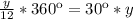 \frac{y}{12} *360к=30к*y