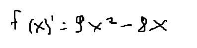 Решите пример ! ! f(x)=3x^3-4x^2