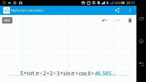 Решить . 1) 5ctg π/2+2/3sinπ+cos 0 2) 3sin150-3tg135 3) arcsin(-√2/2)+arccos√3/2.