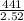 \frac{441}{2.52}