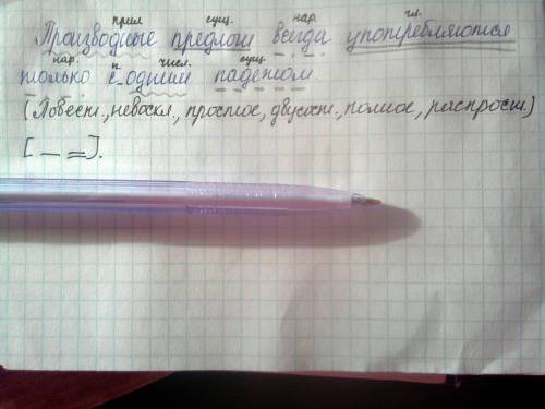 Производные предлоги всегда употребляются только с одним падежом. синтаксический разбор данного пред