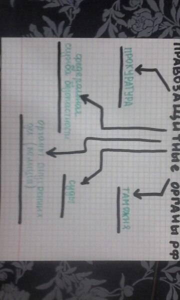 Составьте схему: правозащитные органы рф.