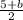 \frac{5+b}{2}