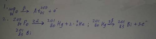 1.полоний [pic] испытывает β-распад. запишите реакцию этого радиоактивного распада. 2.ядро атома плу