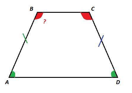 Вравнобедренной трапеции разноть двух углов равна 20 град. найди наибольший угол этой трапеции. отве
