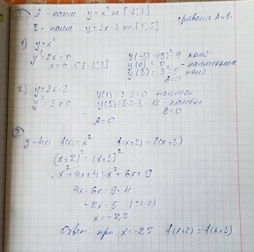 Не знаю, как пусть а наименьшее значение f : y = x^2 yf [- 3; 3], а в наименьшее значение функции y