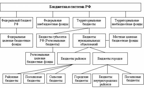 Структура налогов и структура бюджета (схема) 8 кл