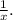 \frac{1}{x}.