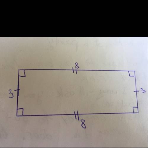 Прямоугольник имеет длины сторон 3 см и 8 см начерти этот прямоугольник найди его периметр и площадь
