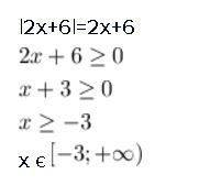 /2x+6/=2x+6 (до равно это выражение в модуле)