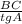 \frac{BC}{tgA}