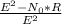 \frac{E^2-N_0*R}{E^2}