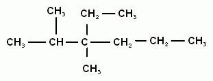 Напишите структурную формулу 2,3-диметил-5-этилгексан