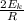 \frac{2E_k}{R}