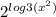 2^{log3(x^2)}