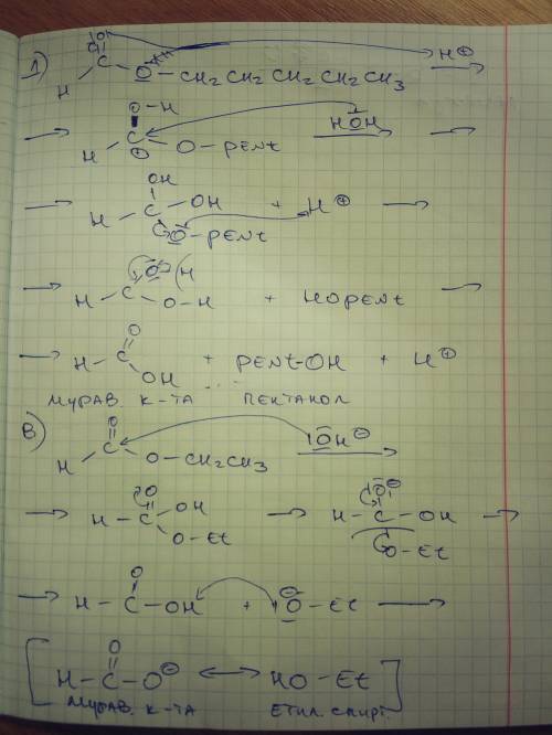 Составить уравнения гидролиза а)3,4-диметил бутиловый эфир уксусной кислоты б)пропиловый эфир 2-мети