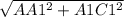 \sqrt{AA1^{2}+A1C1^{2} }