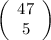 \left(\begin{array}{c}47\\5\end{array}\right)