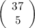 \left(\begin{array}{c}37\\5\end{array}\right)