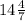 14 \frac{4}{7}