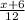 \frac{x+6}{12}