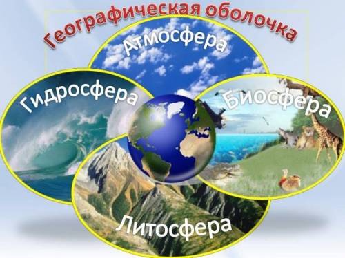 Составте простейшую схему деления оболочки на природные комплексы