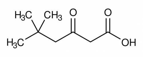 Написать структурные формулы соединений: 5,5-диметил-3-оксогексановая кислота
