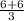 \frac{6+6}{3}