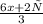 \frac{6x+2х}{3}