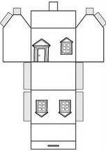 Киньте варианты макета дома из бумаги (не сложные и не совсем простые)