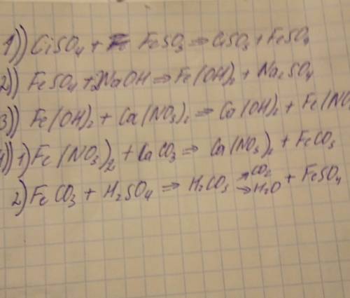 1) mgo+> mgco3 2 +so2--> na2so3+ 3 )al2o3+> al(so4)3 4) +> fe(no3)3+h2) 5)koh+> k3po4