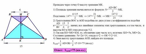 1) на окружности с центром в точке о отмечены точки а и в так,что угол аов=150 градусов. площадь мен