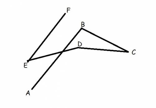 Начерти самопересекающуюся незамкнутую ломаную с вершинами авсdef. если сможешь пришли русинок (фото