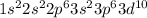 1s^{2} 2s^{2} 2p^{6} 3s^{2} 3p^{6} 3d^{10}