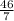 \frac{46}{7}