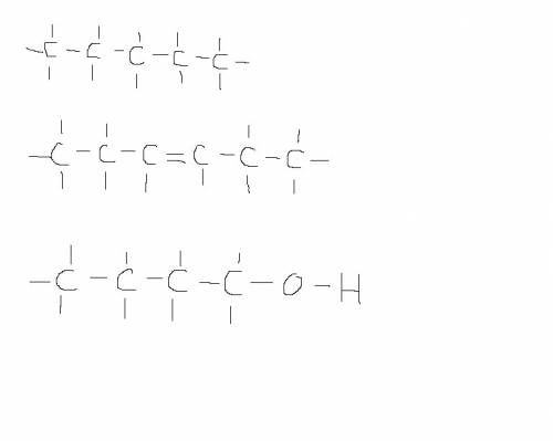 Составить структурную формулу: a) c5h12 б) c6h12 в) c4h9oh