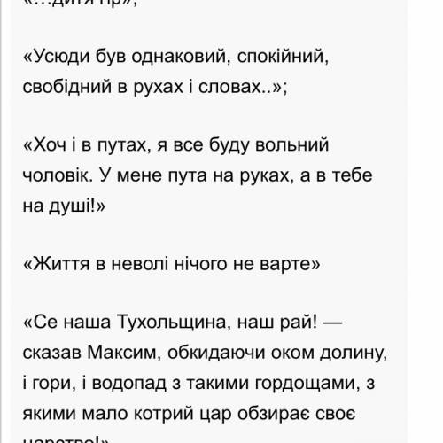 Скласти цитатна характеристика повністи захар беркут