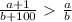 \frac{a+1}{b+100} \ \textgreater \ \frac{a}{b}