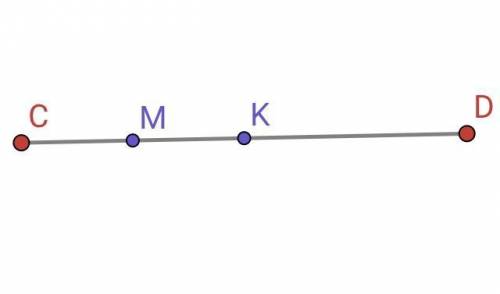 Точка к середина отрезка cd точка м середина отрезка ck найдите cm, mk, kd если cd 2 см