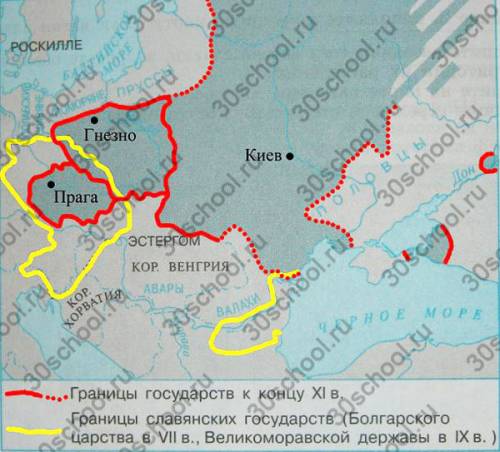 Обозначьте границы чехии польши и государства в 11 веке